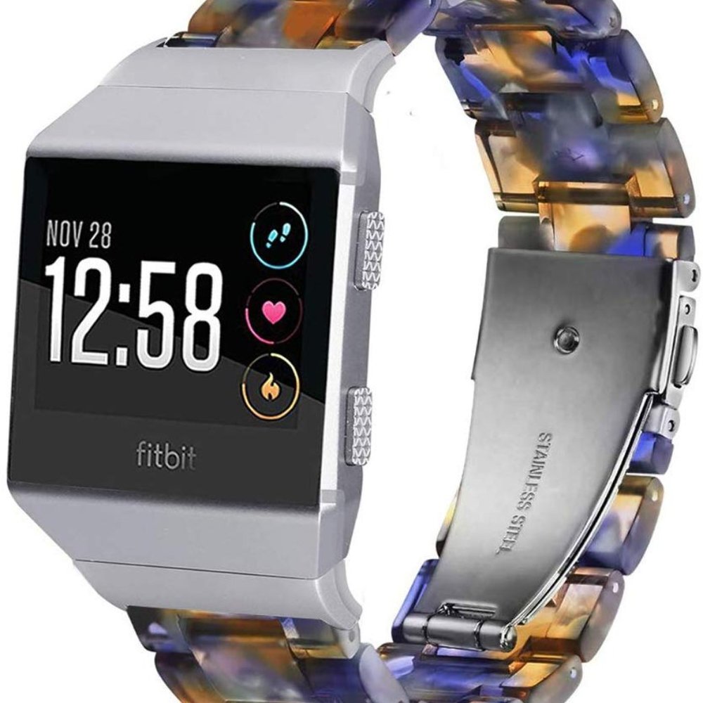 Tortoiseshell Fitbit Iconic Replacement Band - Picture 2 of 5